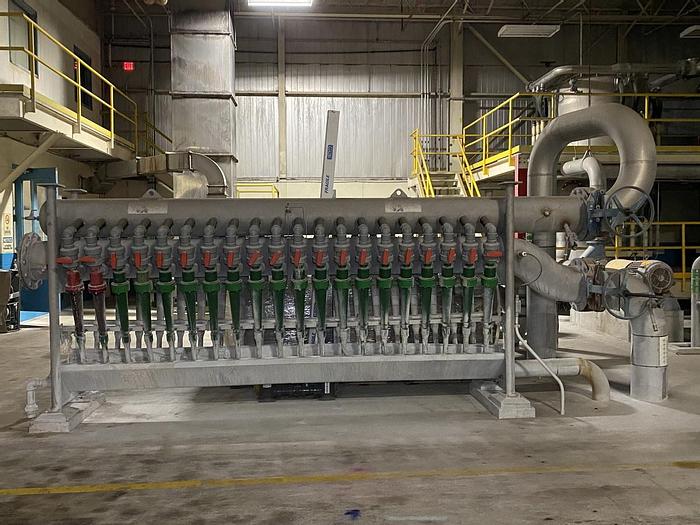 Posiflow #PB-40, cyclone centrifugal stock cleaner, s/n PB-297