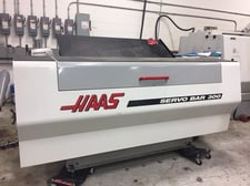 Haas #Servo-Bar-300, brush-type, 3-1/8" bar capacity, 60" bar length, 30 bars max capacity @ 1", 2001
