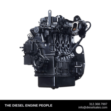 Image for 49.6 HP Perkins #404D22, 3000 RPM, Engine Assembly, with turbo,