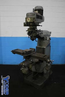 Millport #4VH, vertical ram type mill, 9" x42" table, 2 HP, R-8, one shot lube, 1986, #74637