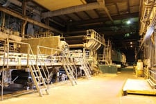 MacFab Fourdrinier paper machine, 180", 156" trim, 2200 FPM, new drive system in 2008