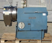 Heinkel #HF300, inverting fliter centrifuge, 3460 RPM, Hastalloy