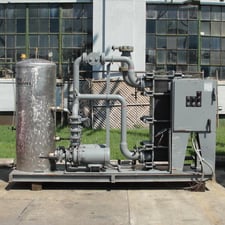 343 sq.ft., Dry Coolers Inc, plate heat exchanger, Stainless Steel, 150 psi, 300 Degrees Fahrenheit, 2005