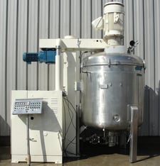 634 gallon Fryma #VME-2400, vacuum mixer, Stainless Steel, 2400 liters, side scraping/dispersion agitator