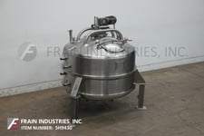 300 gallon Feldmeier, Stainless Steel jacketed process tank, 316L Stainless Steel contact parts and 304