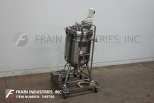 75 gallon Precision Stainless, 316 Stainless Steel jacketed processing tank, vessel dimensions: 26" diameter