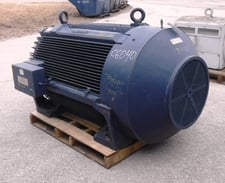 600 HP 1200 RPM Westinghouse, Frame 4509, TEFC BB, 4160 Volts