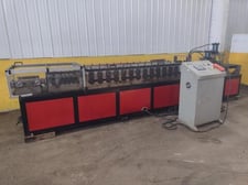 14 Stand, ACL #LZJ-HCB, rollforming line, 13.75" roll space, 6" horiz, 3.5"-4.5" vt adj., 2016