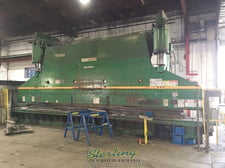 600 Ton, Cincinnati #BMZ1100-ALL, hydraulic CNC press brake, 30' overall, 2 foot pedals, #C5218