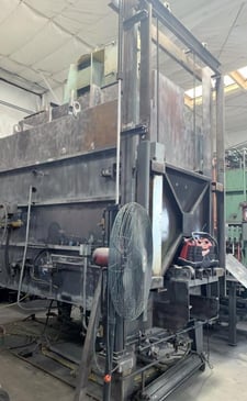36" width x 36" H x 72" D Babcock & Wilcox Heat Treaters, Allcase Gas-Fired Temper Furnace, 1400 Degrees