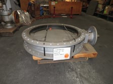 42" Anchor butterfly valve, iron body, flanged