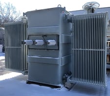5000/5600/6250/7000 kVA, 26400 Delta Primary, 4360/2515 Wye Secondary, ABB Substation