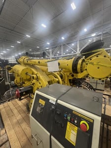 Fanuc, M-900iA/400L, 6-Axis CNC robot w/R30iA controller, 400 KG x 3625mm, 2014, #104596