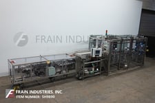 Adco #9SBBC-175-SS, automatic, horizontal, continuous motion, open balcony design, hot melt glue cartoner