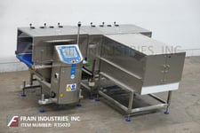 Loma #CW3-60000S, inline, super heavy weight, touch pad controlled checkweigher with ram arm reject and