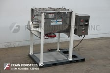 Image for Marion, 11 ft total, 10 ft working capacity, 316 Stainless Steel paddle mixer, mounted on 4 leg painted forklift base frame