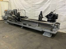 28" x 148" Lodge & Shipley #25, engine lathe, 20" swing over cross slide, 4-jaw 25" chuck, 15 HP, #74708