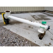 6" diameter x 6.1' long, Dynamic Air #495, Carbon Steel screw feeder, 230/460 V., 3-phase, #16717