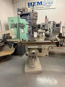 Wells-Index #747, 9" x46" tbl, 6" spindle, 1 HP