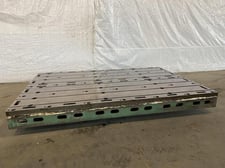 96" x 288" x 12" Giddings & Lewis T-slotted Floor Plate