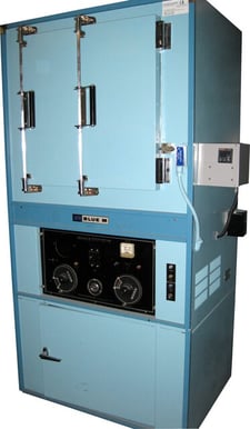 20" width x 20" H x 18" D Blue M #AGC206B-3, Inert Gas Oven, 600°F, Stainless Steel interior, 208 V., 1