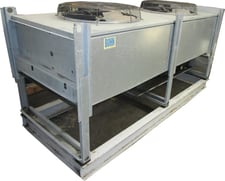 Bohn / Heatcraft #BNHSO2AO11, air cooled condenser, 57" W x 127" D x 58" H, 2X 15 HP motors, 2X 30" fan