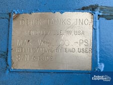 150 gallon 100 psi, Quick Tanks Inc Air Tank, Carbon Steel