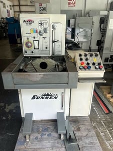 Sunnen #EC-3500, power stroked honing machine, electronic Control system, 2 stage feed force, 1997