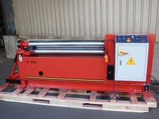 5' x 1/4" Lemas #TR 160/5, Hydraulic 3-roll Initial-pinch Plate Bending roll, 16.30" roll diameter, 16 FPM