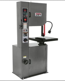 20" x 12" Jet #VBS-2012, Vertical Bandsaw, 65 - 3280 SFPM, 24" x 22-1/2" table, bi-metal blade, NEW
