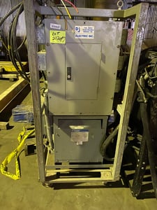 Portable Job Site Power Stations, Caster 1 transformer, 2 Load Center, 120/208 Volts, Used