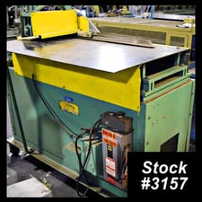 Carver Industries, 24" x .035" panel grooving machine