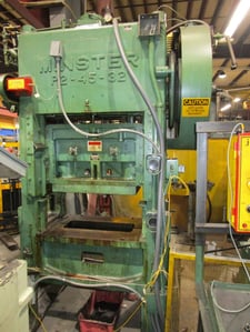 45 Ton, Minster #P2-45-32 Piecemaker, straight side double crank, 2" stroke, 125-250 SPM, reconditioned, #1301