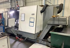 Image for DMG Gildemeister #CTX620X1000, CNC turning center, 31.5" swing, 15" chuck, 3-jaw, 4.7" bar, 40" centers, Siemens 840D, Y-Axis, live tooling, Steady Rest, 2005