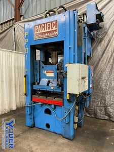 150 Ton, Pacific #150M-36-36, hydraulic press, 12" stroke, 36" x36" bed, 40 HP, #74794