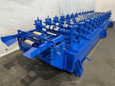 14 Stand, Bradbury Shadow panel rollforming line, 3-1/2" arbor, 50" roll space