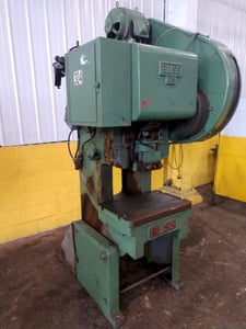 36 Ton, Bliss #C35, 45" stroke, 9.25" Shut Height, flywheel, 3 HP, 1961