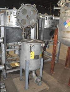 Stout, bag/basket Stainless Steel multi-basket filter, 3" in/out, 150 PSI @ 200°F (4 available)