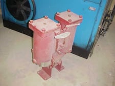 Hydac, duplex cartridge, 4" inlet/outlet, Carbon Steel