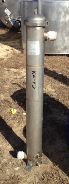 Cartridge Filter #NC034SG32, Stainless Steel, 150 PSI @ -32/200&deg;F, 2" in/out