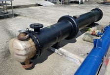 500 sq.ft., 75 psig shell, Perry #FTSMX18-508, 75 psi tube, Carbon Steel, 316L Stainless Steel