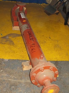 25 sq.ft., 250 psig shell, 250 psig tubes, Weldon, shell & tube, 212°F, Carbon Steel, unused