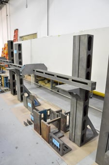 10" x 66" x 20" Norton Styling Platform Set Consisting of: (2) Angle Uprights, (1) 118" Parallel Bar, (2) 10"