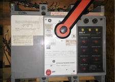 800 Amps, General Electric, TP88SSE1C, electrically operated, drawout, Micro-Versatrip RMS-9, s/n 106797