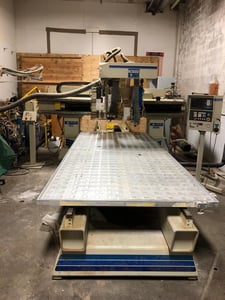 Image for Komo #VR-512, CNC router, 5' x12' table, 8 pos., 145" X, 84" Y, 9" Z, 18k RPM, ISO 30, 16 HP, Fanuc 0-M, 1995
