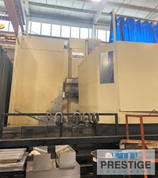 5" Toshiba #BTH-130.R24, 118" X, 90" Y, Tosnuc 999,78" x94" B-Axis table, 60 automatic tool changer, thru
