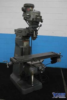 Bridgeport #Series-I, vertical ram type mill, 9" x42" table, 2-Axis digital read out, 2 HP, #74847