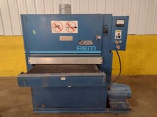 36" x 60" AEM #37NB-HD-CH-WOOD, belt grinder & sander, 20 HP, variable speed, #15795