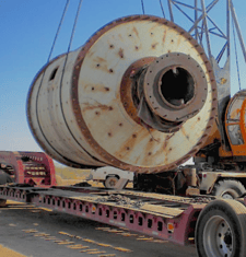 10' x 14' Marcy Ball Mill with 800 HP motor, Overflow discharge, Pinion, 1.5 SF