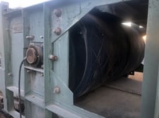 Compositech #4630, belt filter press, 135 sq.ft., 60" belt, 36.5' long, 20 HP total, 300 GPM, Nash vacuum pump